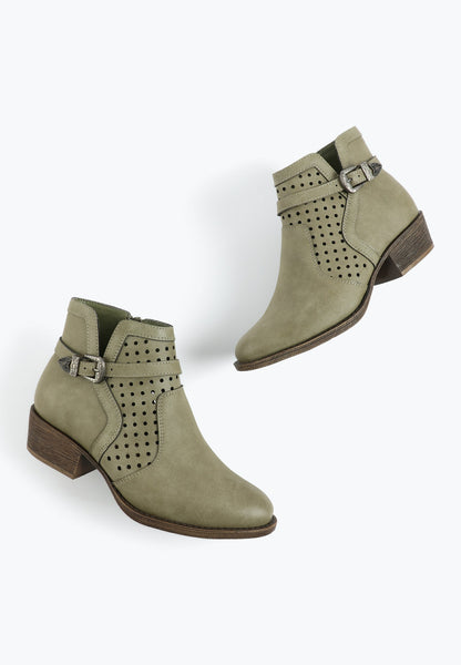 Maurices SuperCush Western Buckle Ankle Boot