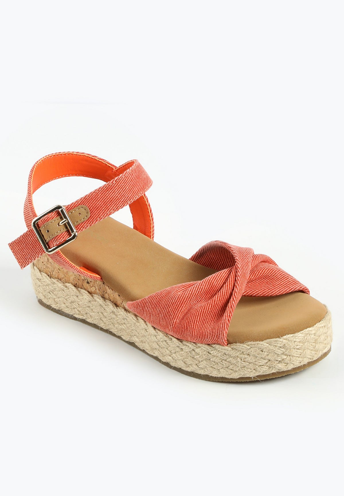 Maurices SuperCush Canvas Twist Band Wedge Sandal