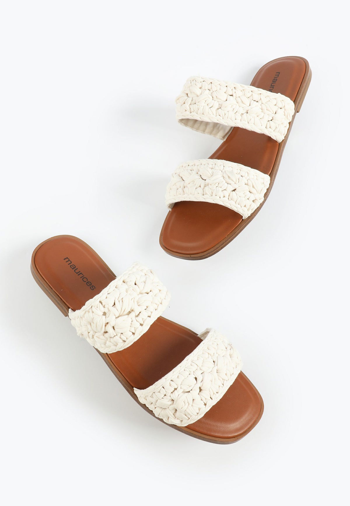 Maurices SuperCush Woven Two Band Sandal