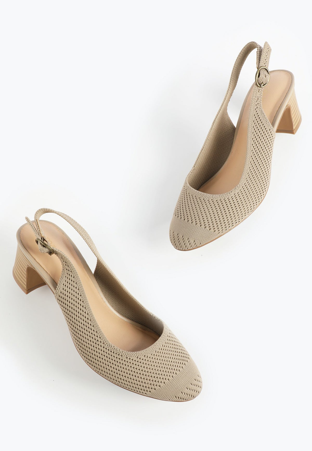 Maurices SuperCush Neutral Slingback Block Heel