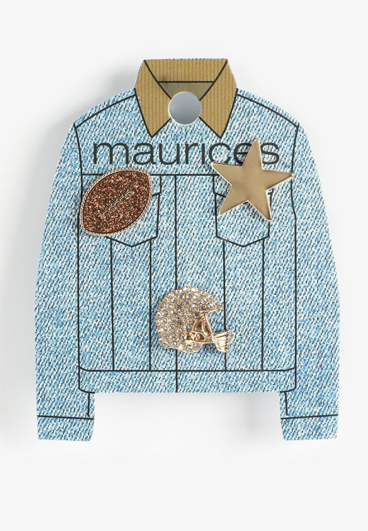 Maurices Football Game Day Pin Set