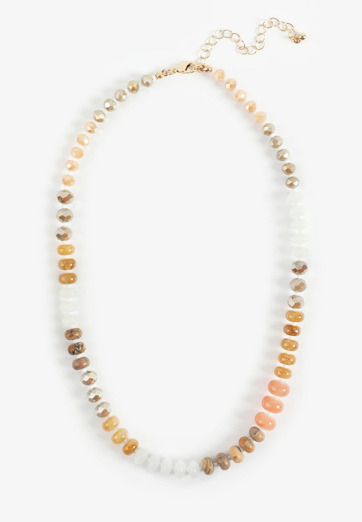 Maurices Mixed Stone Bead Necklace