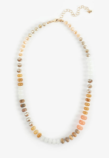 Maurices Mixed Stone Bead Necklace